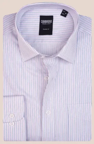White Stripe Cotton Shirt