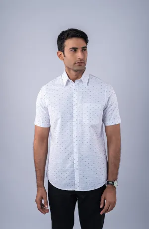 White Stripes Yarn Dyed Shirt