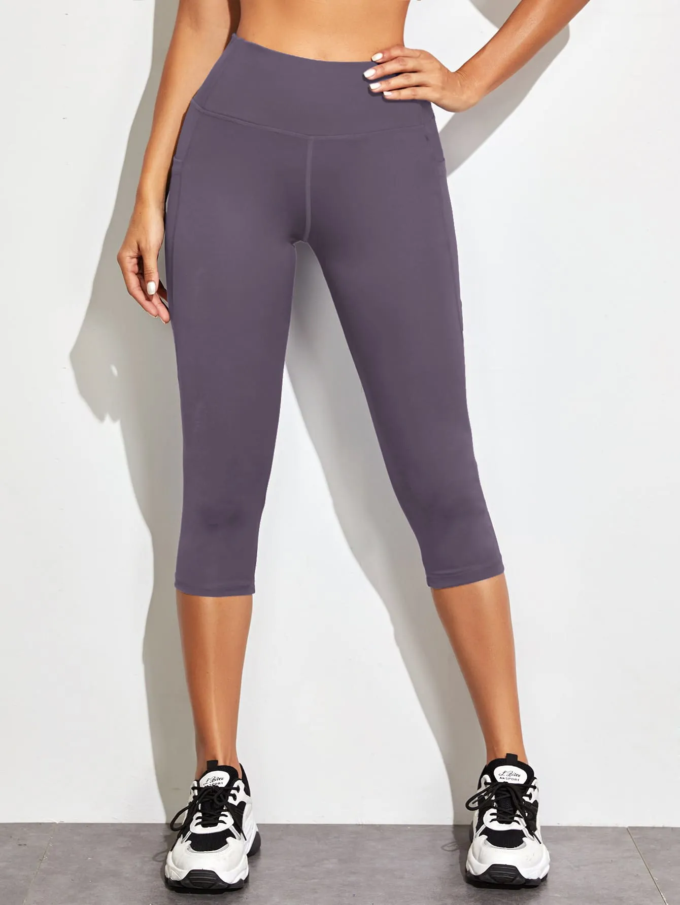 Wide Waistband Sports Leggings With Phone Pocket ss22