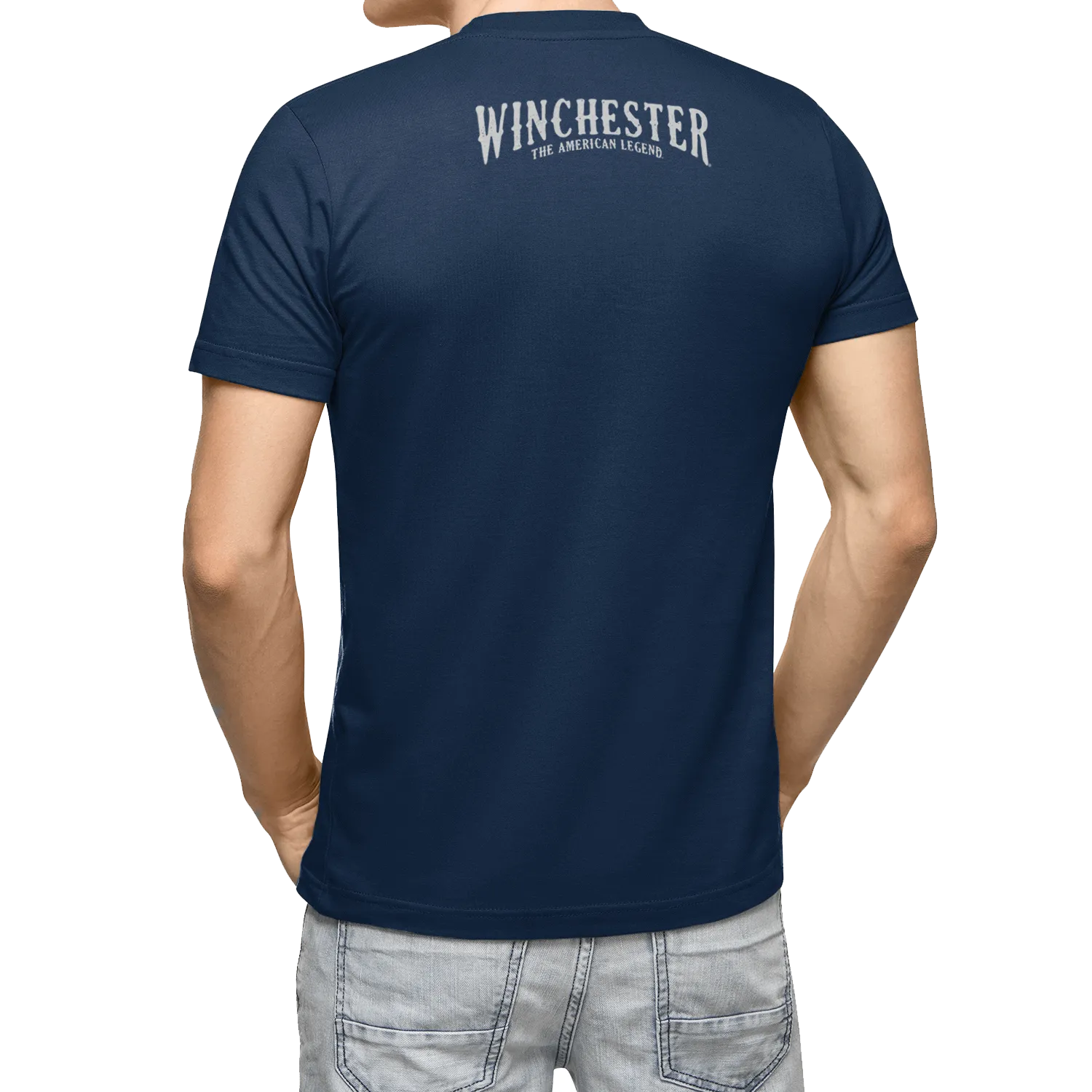 Winchester Pro - Deer Skull Crossed Rifles - Short Sleeve T-Shirt