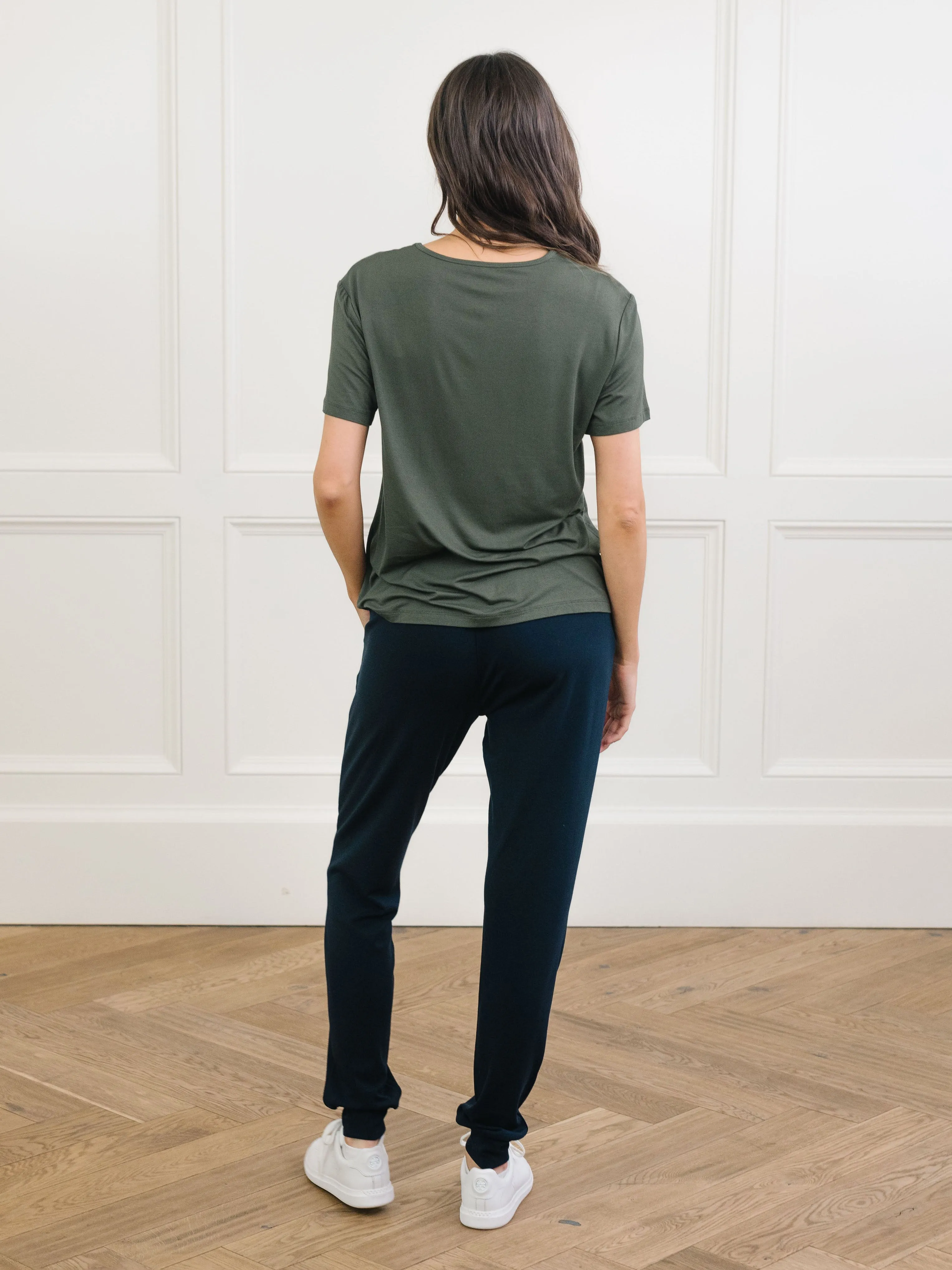 Women's Stretch-Knit Bamboo Lounge Tee