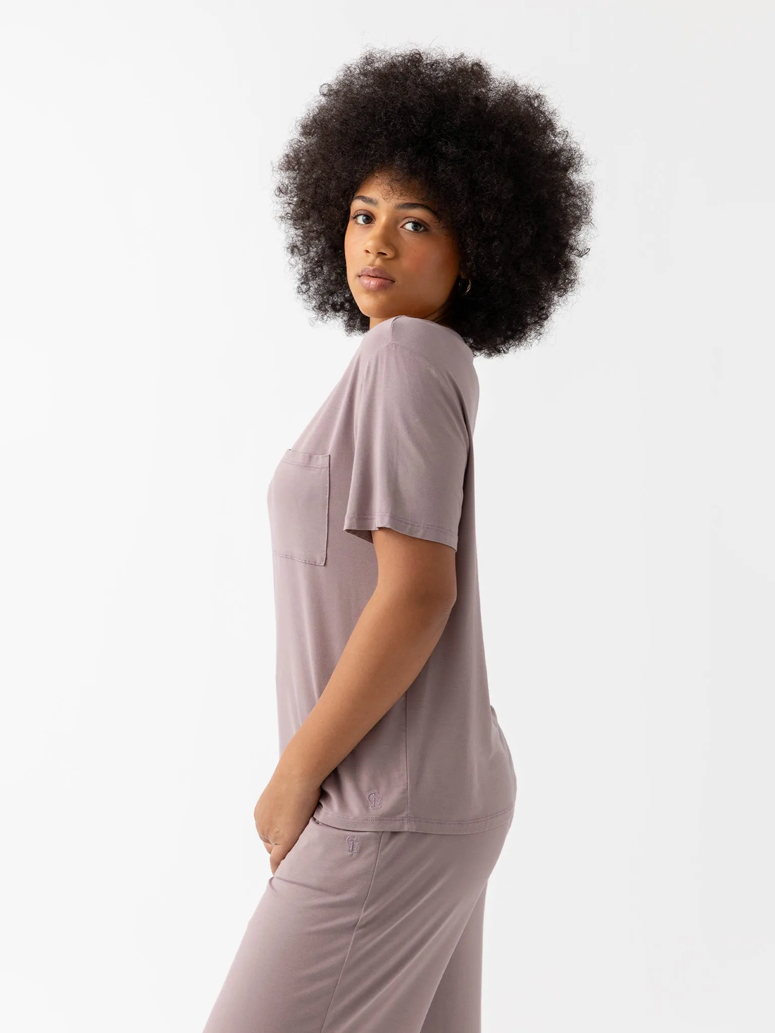 Women's Stretch-Knit Bamboo Lounge Tee