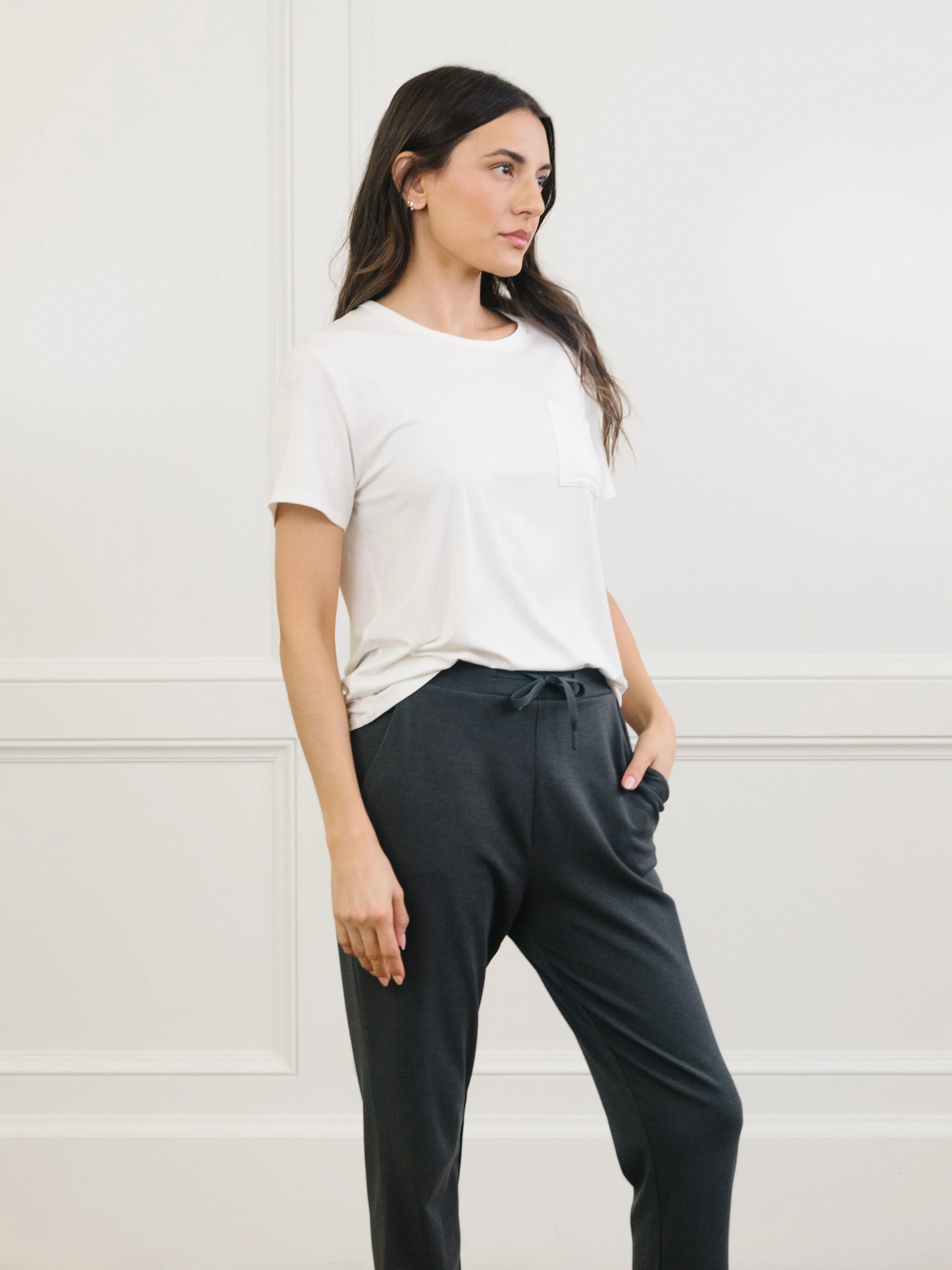 Women's Stretch-Knit Bamboo Lounge Tee