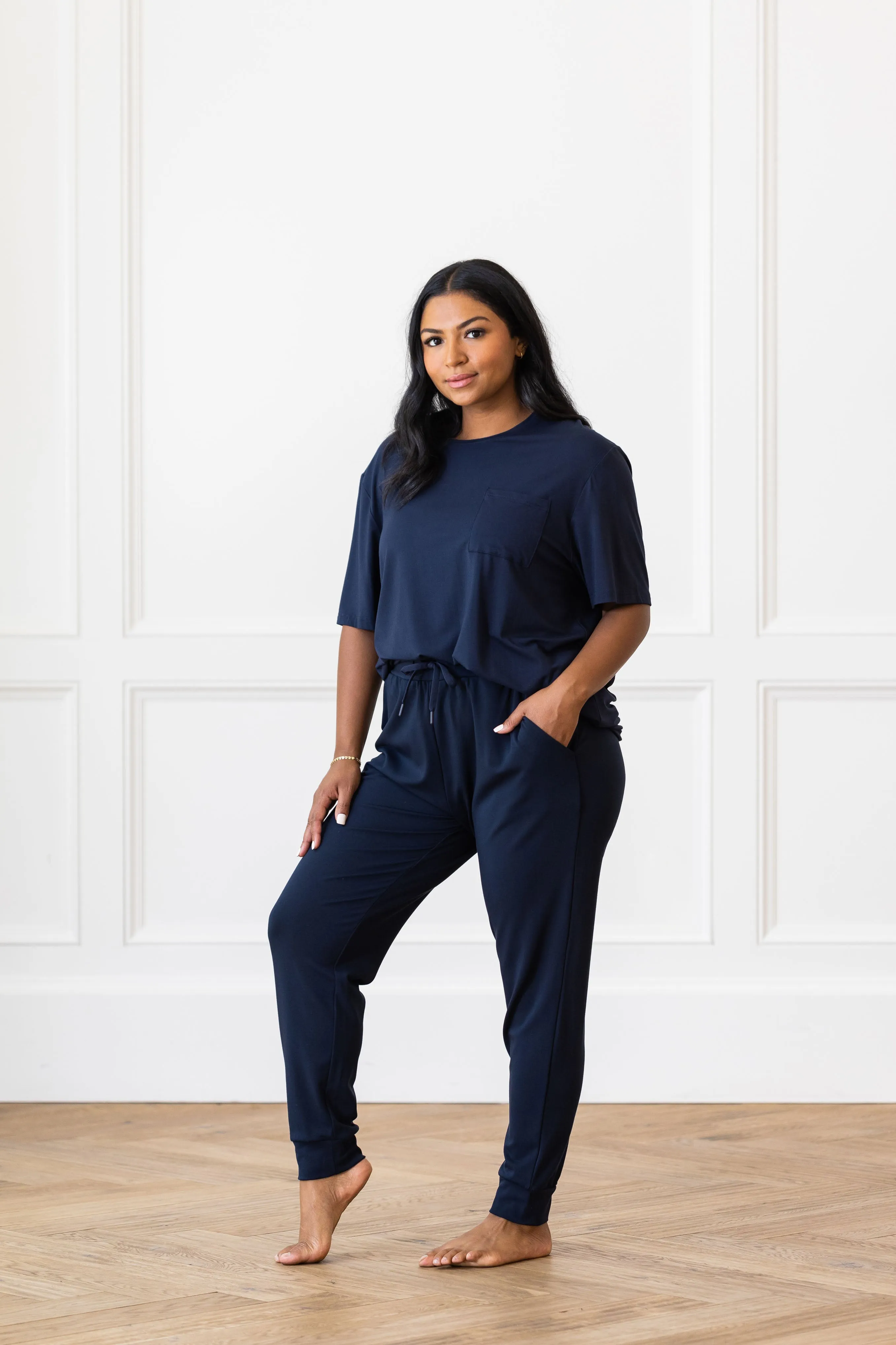 Women's Stretch-Knit Bamboo Lounge Tee