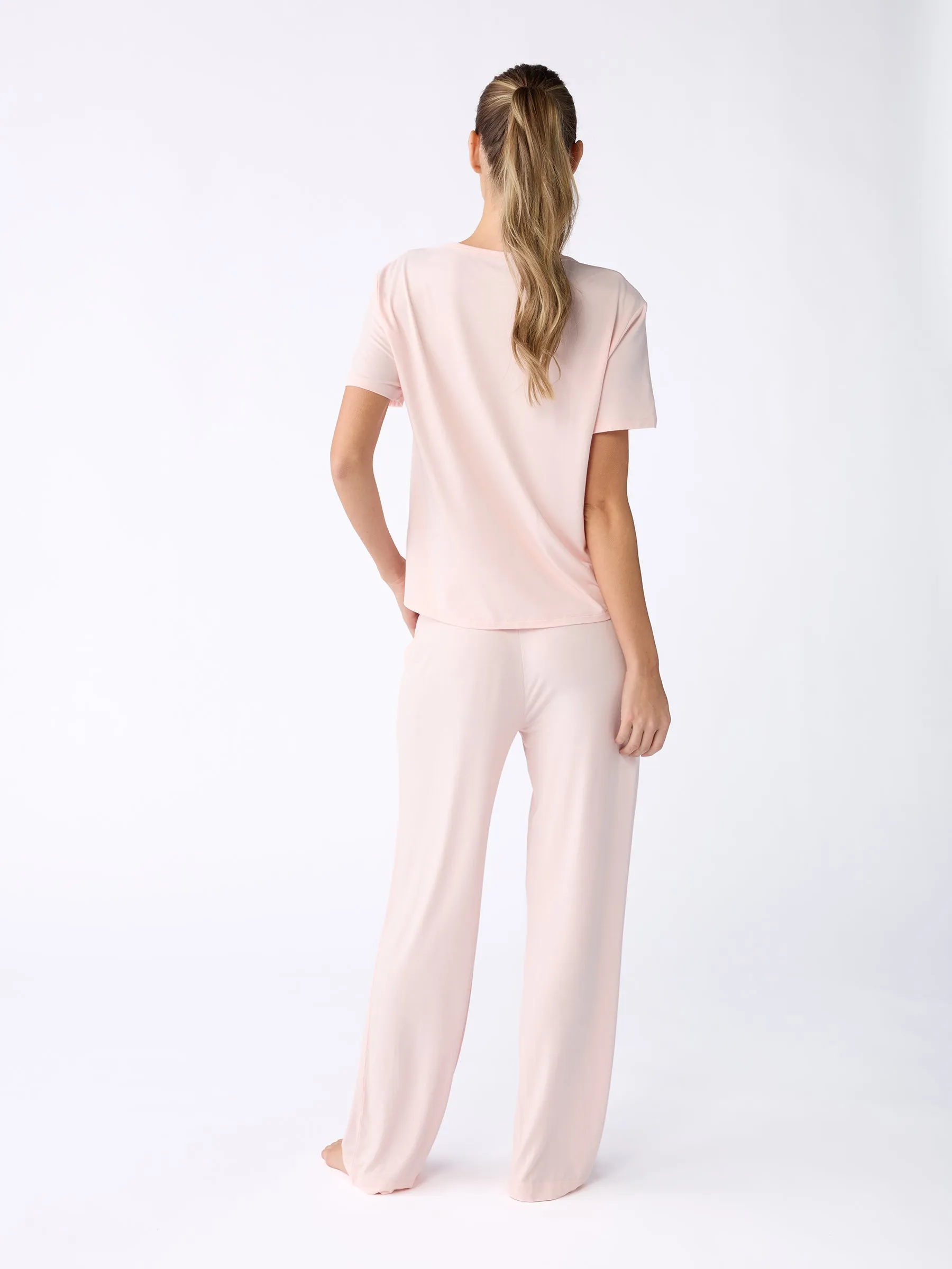 Women's Stretch-Knit Bamboo Lounge Tee