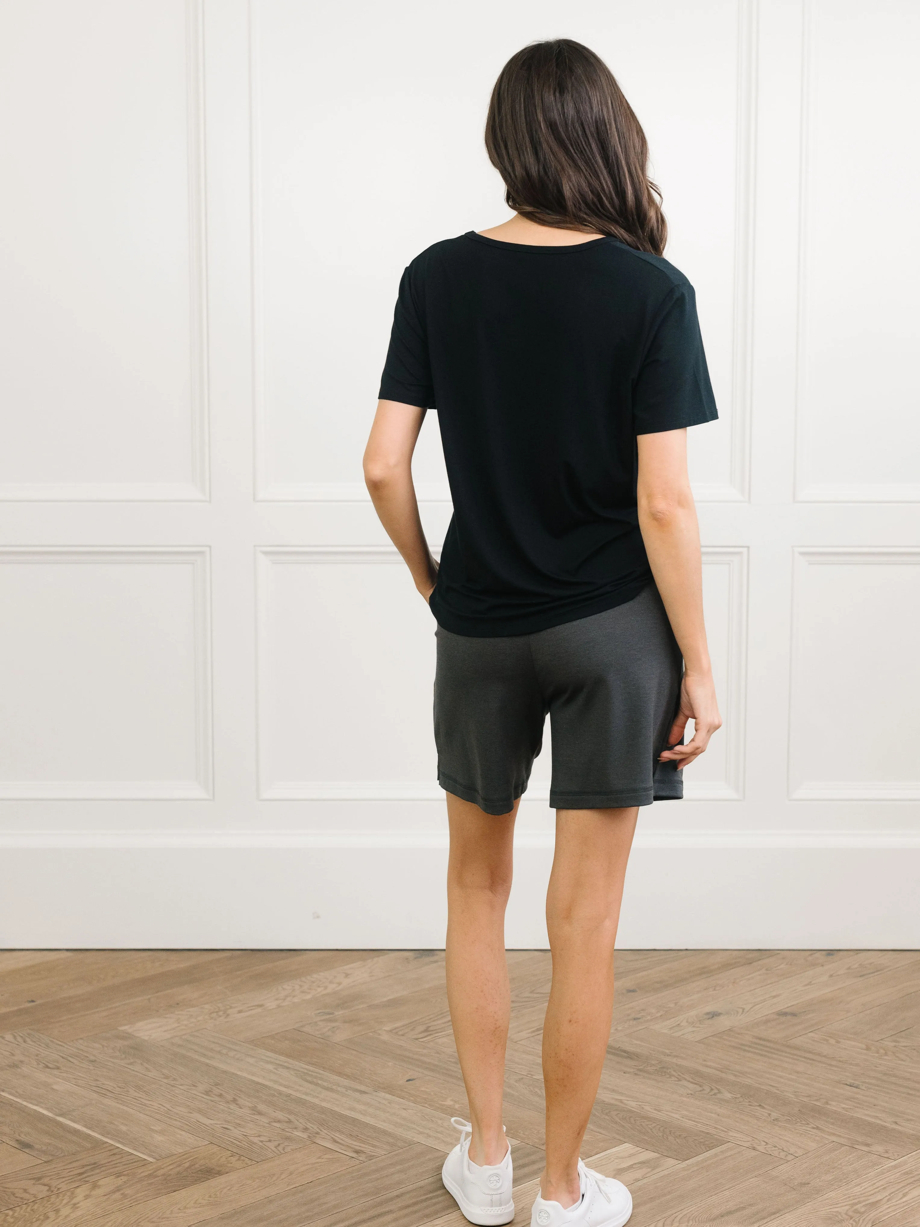 Women's Stretch-Knit Bamboo Lounge Tee