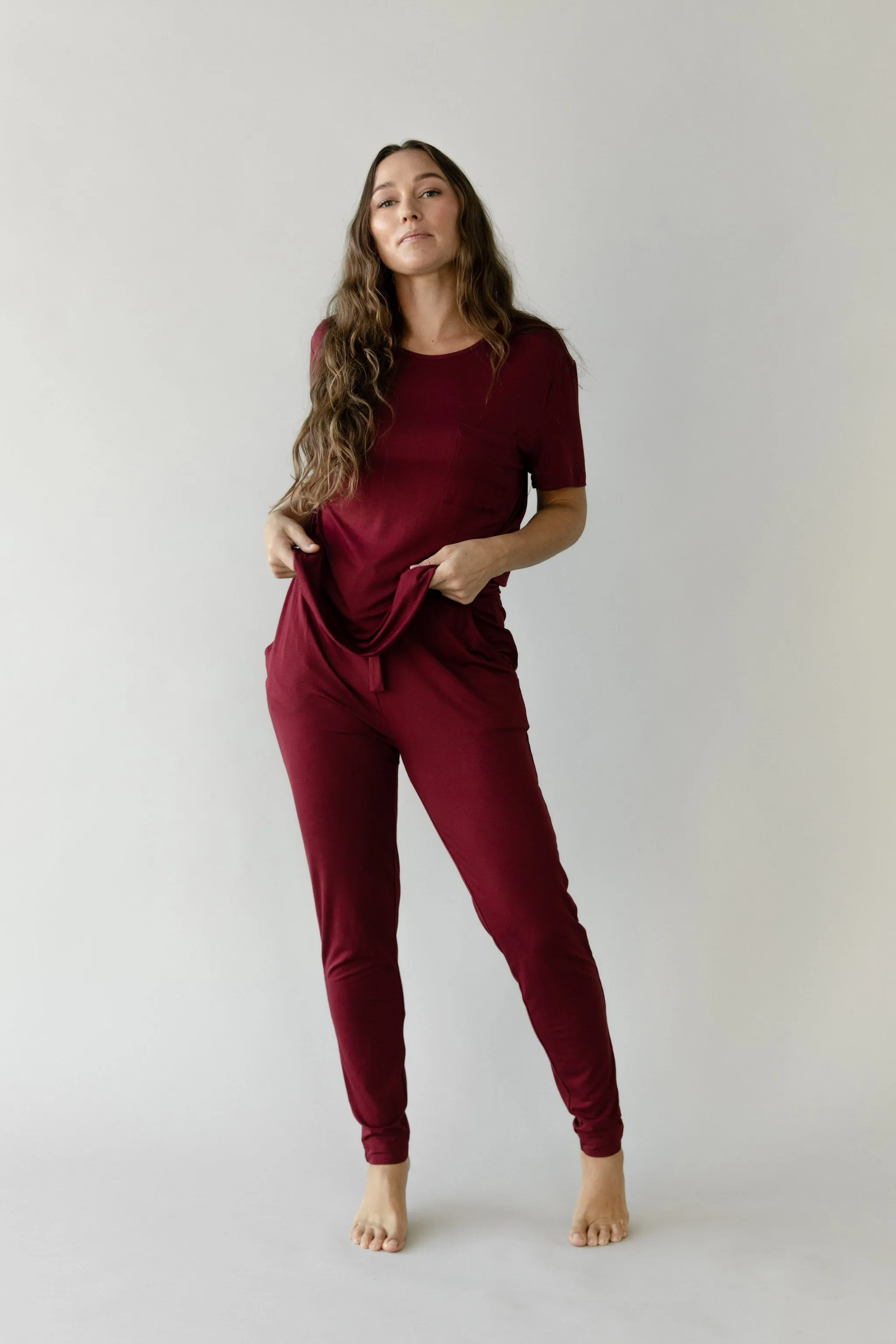 Women's Stretch-Knit Bamboo Lounge Tee