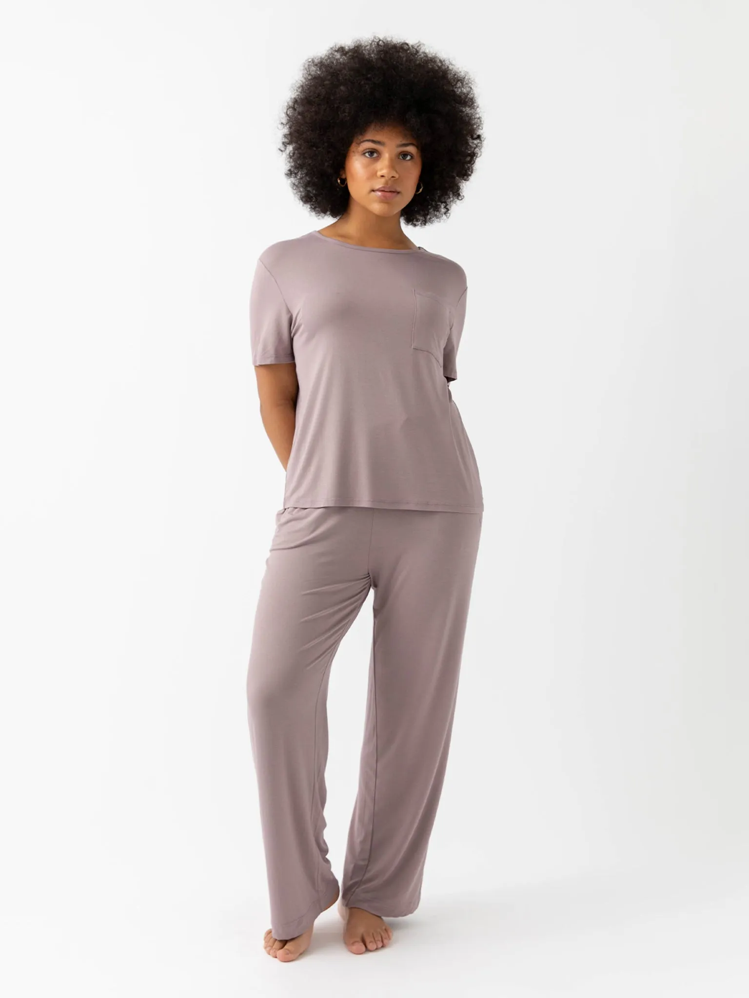 Women's Stretch-Knit Bamboo Lounge Tee