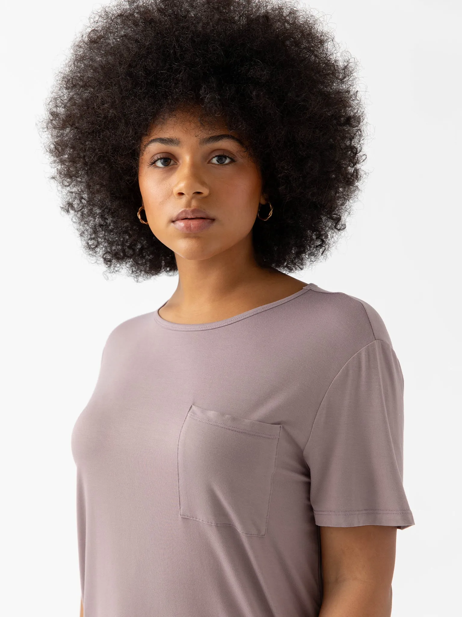 Women's Stretch-Knit Bamboo Lounge Tee