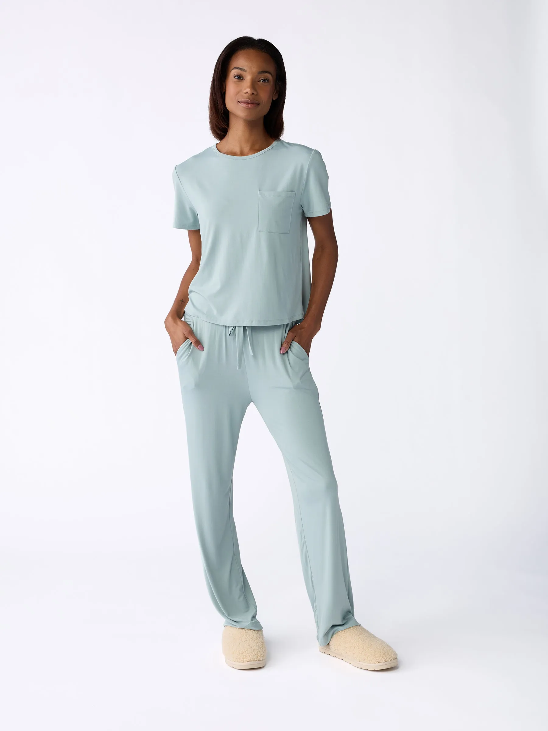 Women's Stretch-Knit Bamboo Lounge Tee