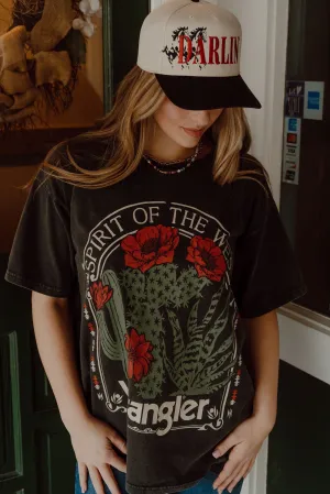 Wrangler Cactus Flowers Oversized Tee 112354382