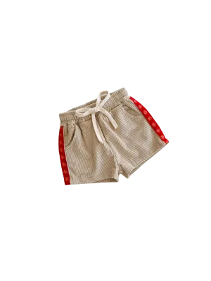 Ziggy Lou Cord Shorts Chilli